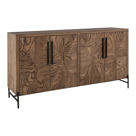 Verona - 4-Door Console - Renwick Oak Brown