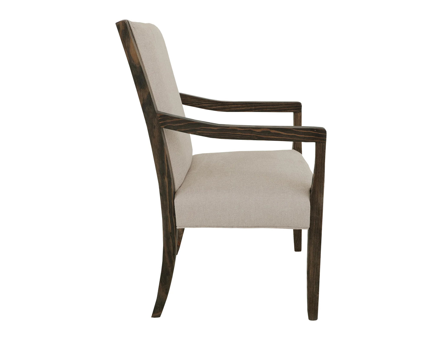 Black Verona - Upholstered Dining Armchair - Ivory