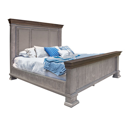 Catalina - Queen Bed - Pearl Silver