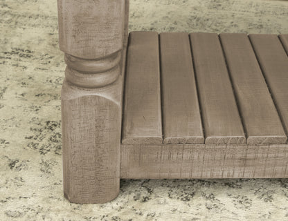 Natural Stone - Chairside Table - Taupe Brown