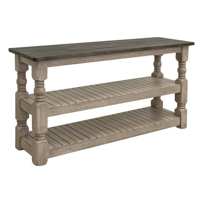 Natural Stone - Sofa Table - Taupe Brown