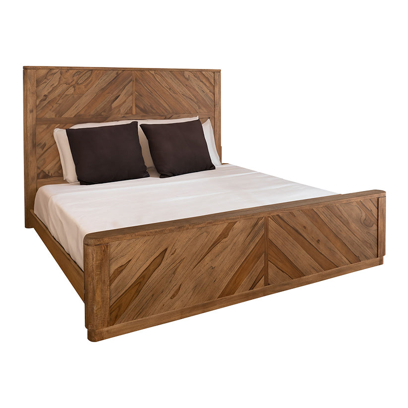 Balam - Queen Bed - Light Brown