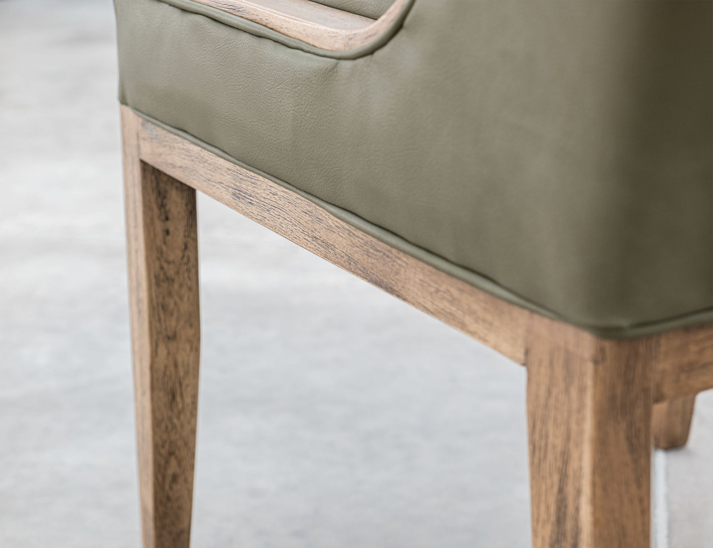 Balam - Upholstered Chair (Set of 2) - Brown / Green