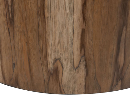 Balam - End Table - Almond / Barrel Brown