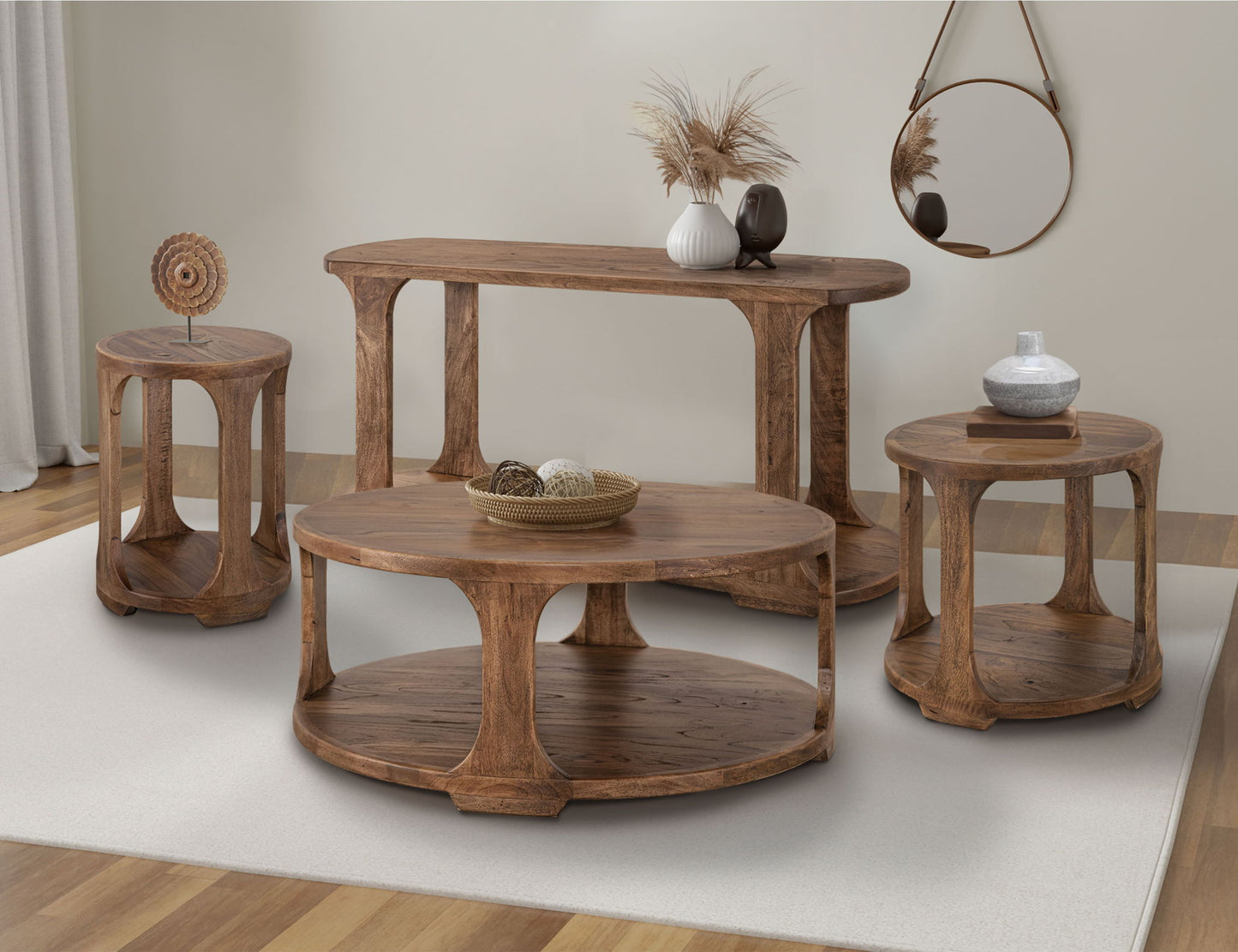 Balam - End Table - Brown