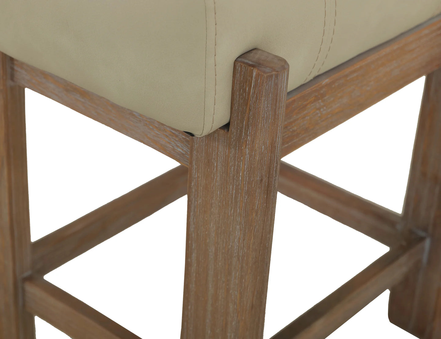 White Balam - Stool - Ivory Gray