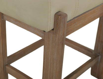 White Balam - Stool - Ivory Gray