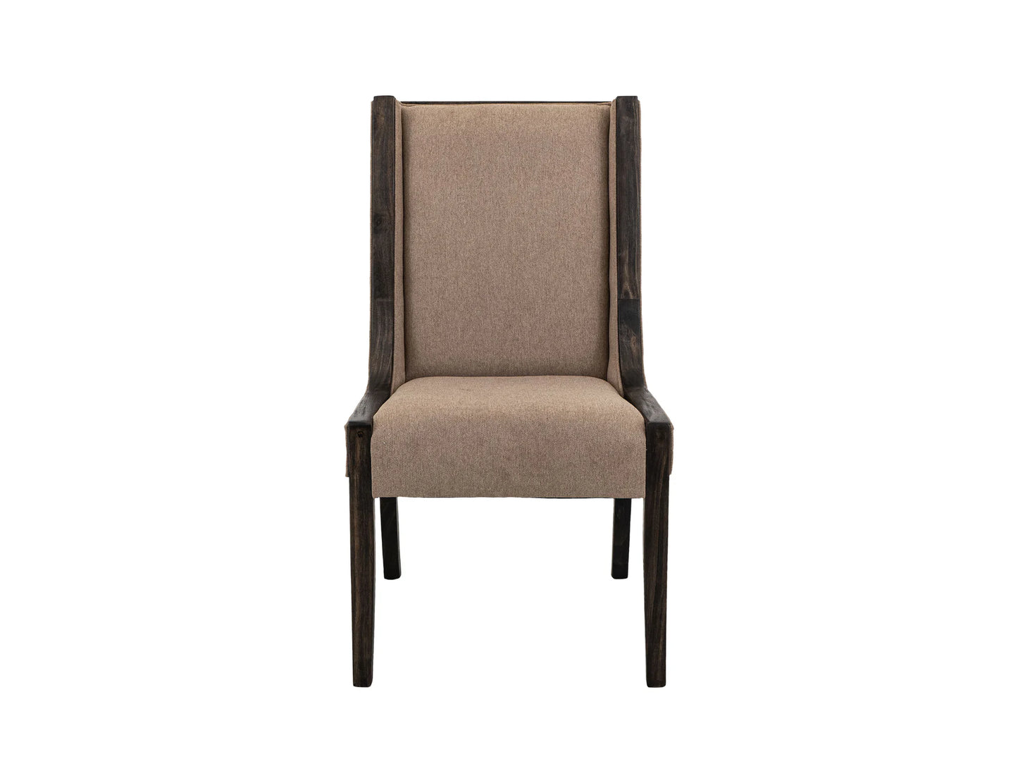 Black Balam - Upholstered Chair (Set of 2) - Oil Black / Light Brown