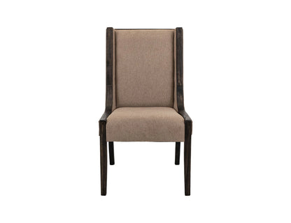 Black Balam - Upholstered Chair (Set of 2) - Oil Black / Light Brown