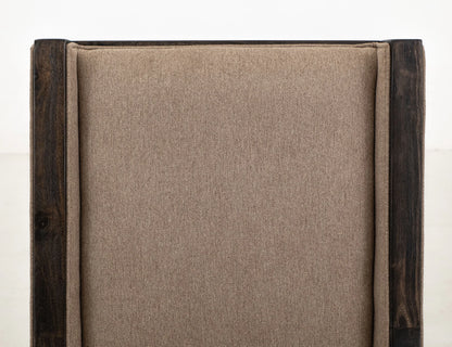 Black Balam - Upholstered Chair (Set of 2) - Oil Black / Light Brown