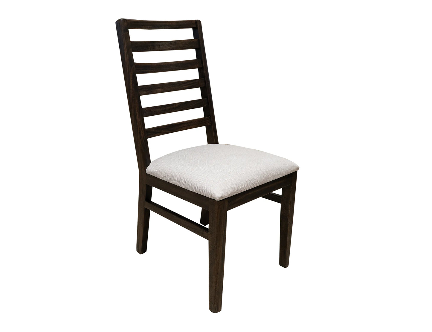 Black Balam - Upholstered Seat Wooden Chair (Set of 2) - Oil Black