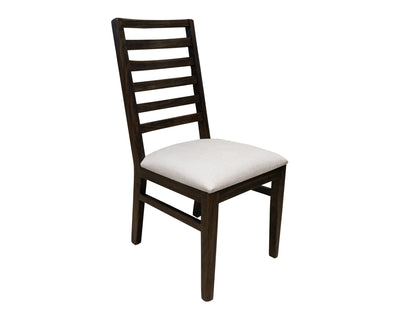 Black Balam - Upholstered Seat Wooden Chair (Set of 2) - Oil Black