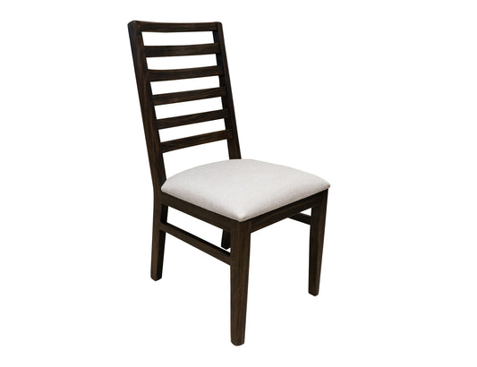 Black Balam - Upholstered Seat Wooden Chair (Set of 2) - Oil Black