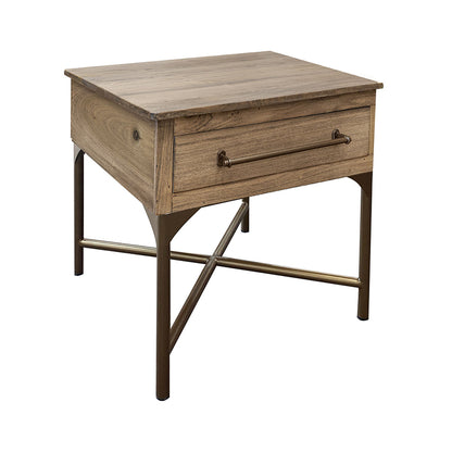 Bernabe - End Table - Sepia Brown