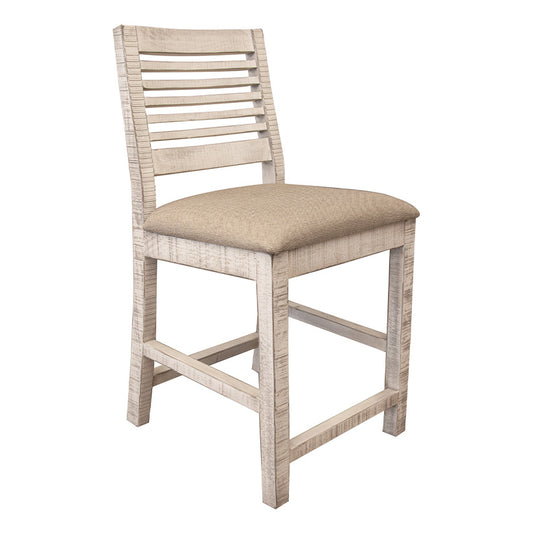 Stone - Barstool - Antiqued Ivory