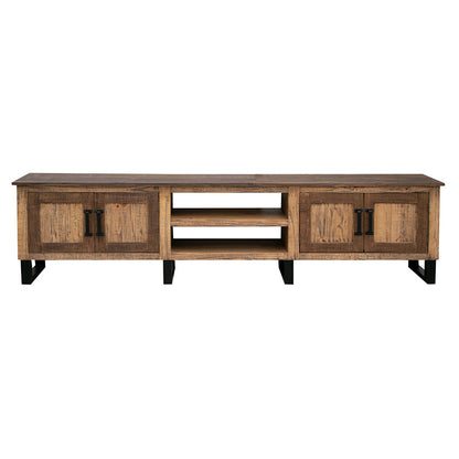 Olivo - 93" TV Stand - Natural Brown