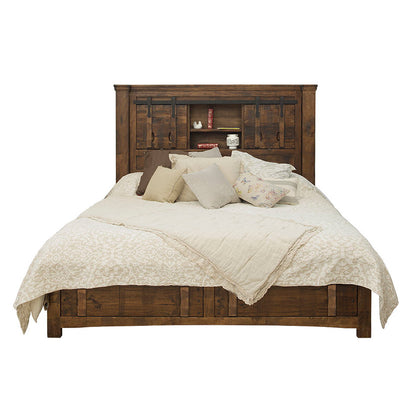 Mezcal - Storage Queen Bed - Dark Brown