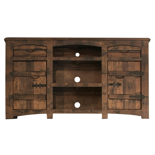 Mezcal - 60" TV Stand With 2 Drawer / 3 Shelves - Deep Brown