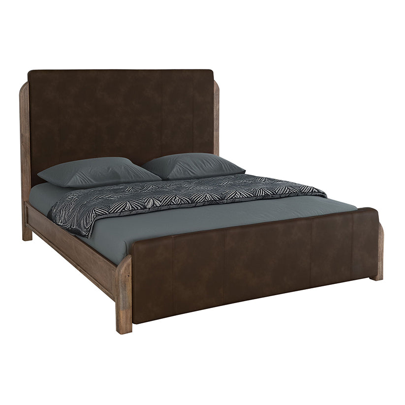 Xel-Ha - Queen Bed - Dark Brown