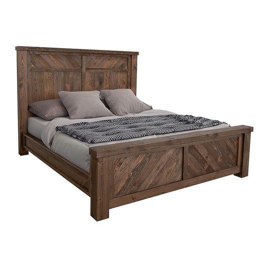 Dutton - Queen Bed - Dark Brown