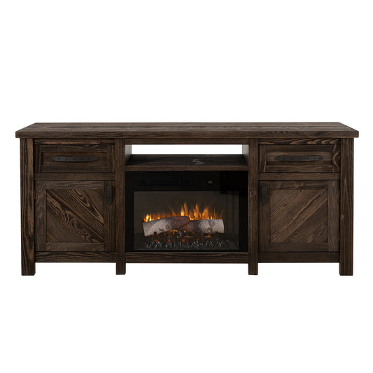Dutton - Electric Fireplace - Rookwood Brown