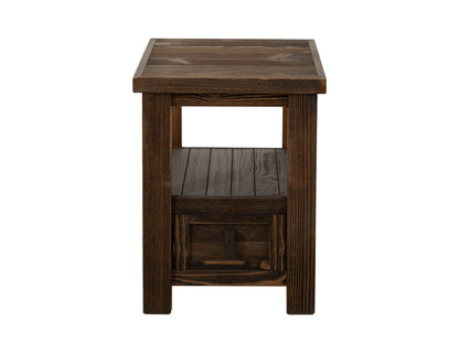 Dutton - Chairside Table - Rookwood Brown