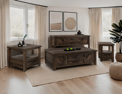 Dutton - Chairside Table - Rookwood Brown