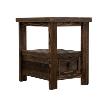 Dutton - Chairside Table - Rookwood Brown