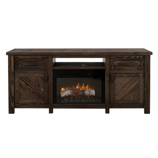 Dutton - TV Stand For Electric Fireplace - Rookwood Brown