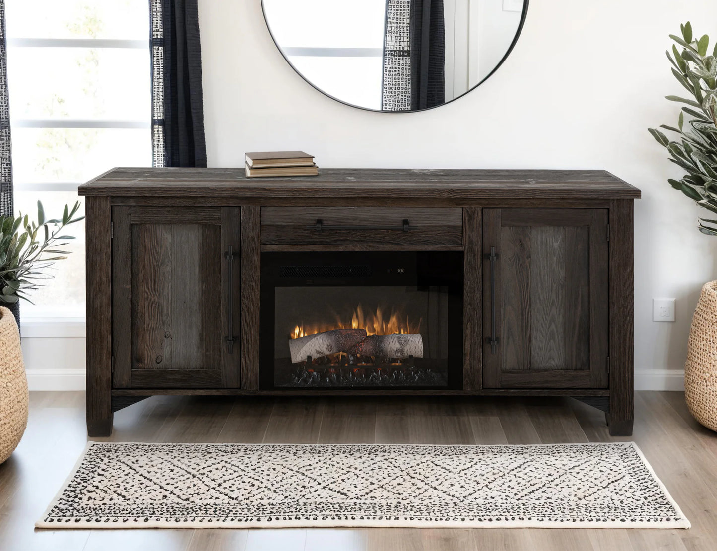 Town - TV Stand For Electric Fireplace - Multi