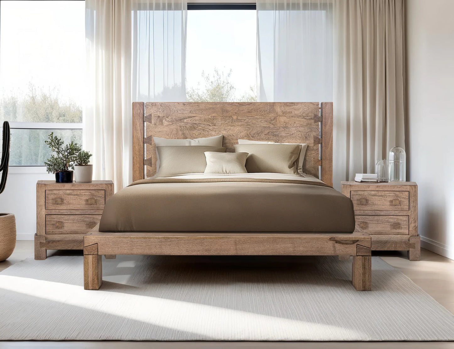 Atenas - King Bed - Desert Brown
