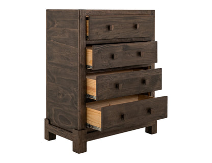 Dark Atenas - 4-Drawer Chest - Brown