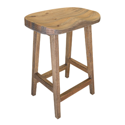 Tulum - 24" Stool - Golden Brown