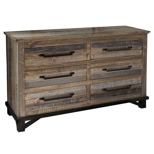 Loft Brown - Dresser - Two Tone Gray / Brown