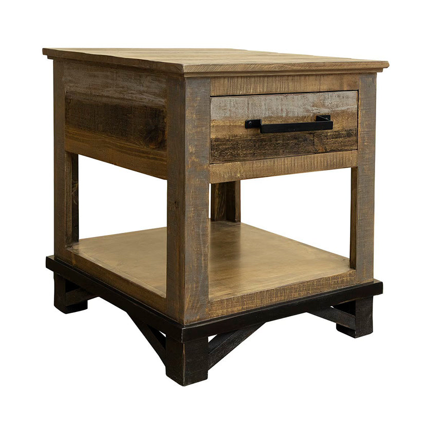 Loft Brown - End Table - Two Tone Gray / Brown