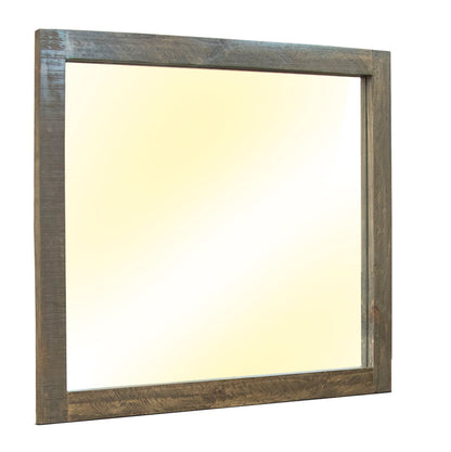 Loft Brown - Mirror - Gray / Brown