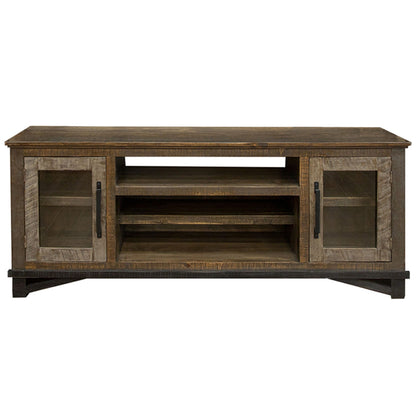 Loft Brown - TV Stand / Wall Unit - Two Tone Gray / Brown