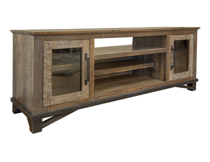 Loft Brown - TV Stand / Wall Unit - Two Tone Gray / Brown