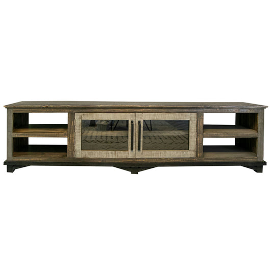 Loft Brown - TV Stand - Two Tone Gray / Brown