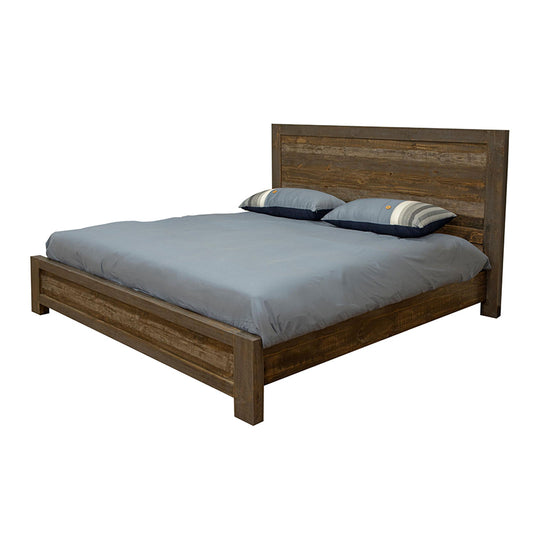 Loft Brown - Queen Bed - Dark Brown