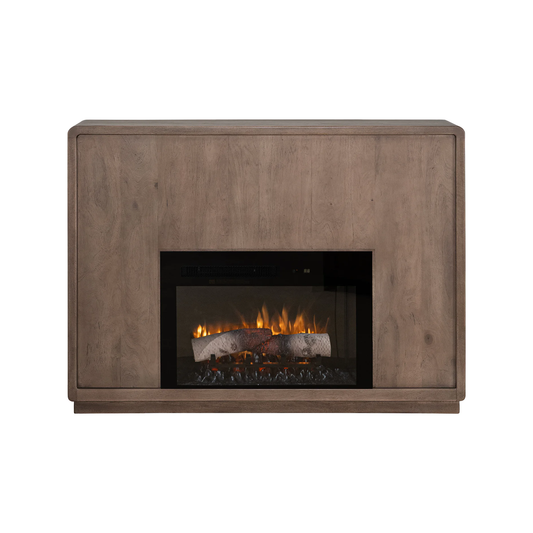 Mezquite - Mantel Fireplace - Light Brown