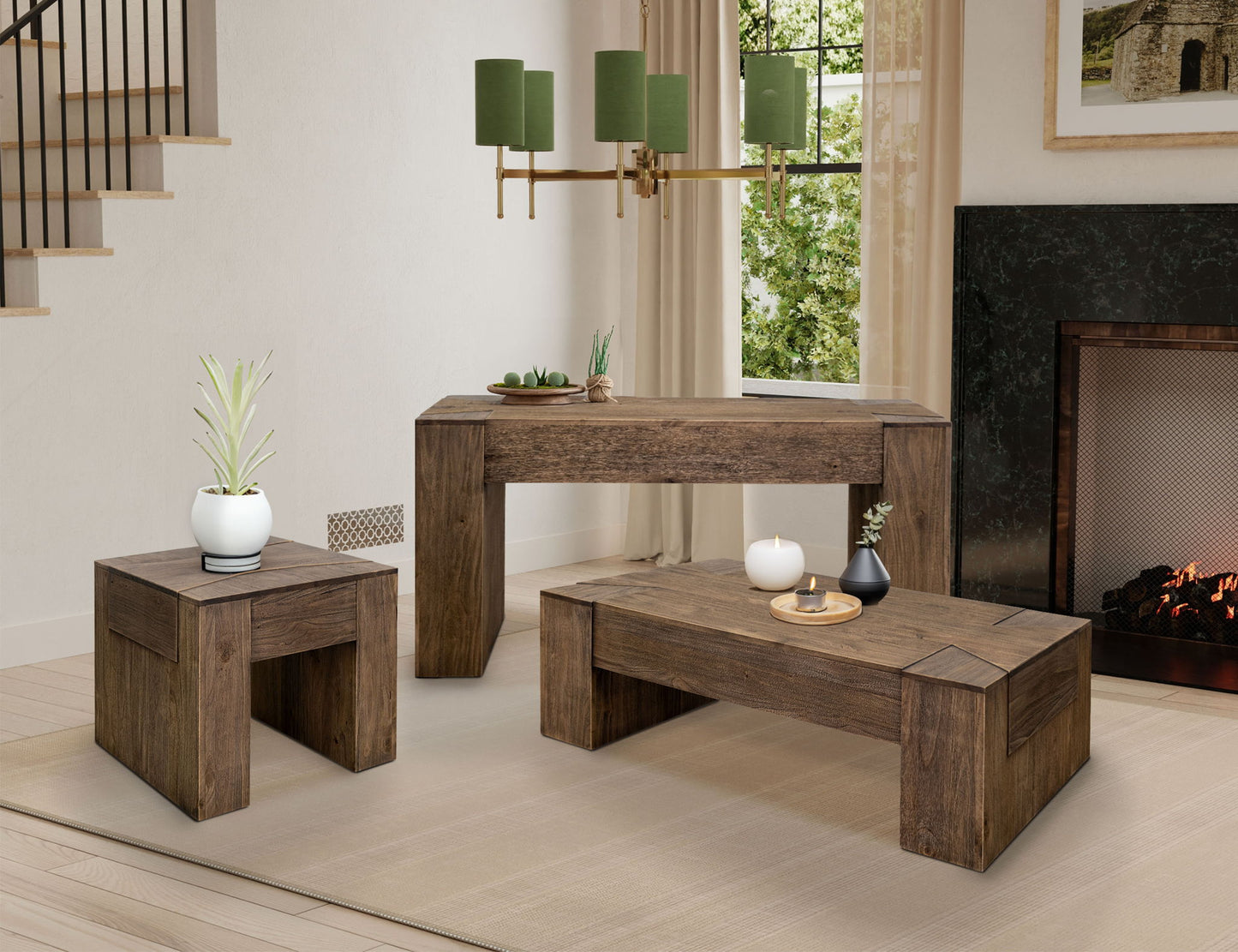 Milano - End Table - Brown