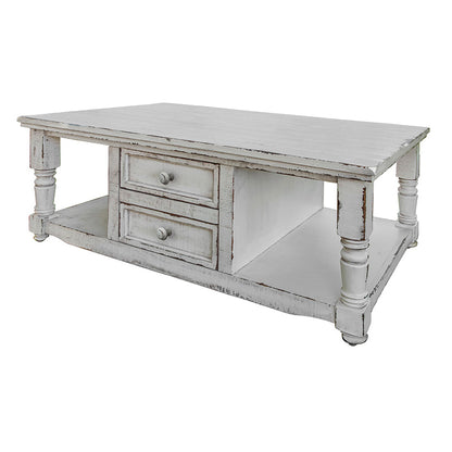 Aruba - Cocktail Table - Antique White