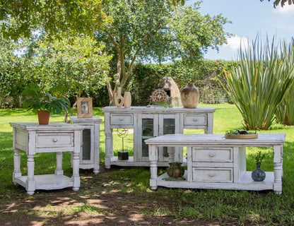 Aruba - Cocktail Table - Antique White