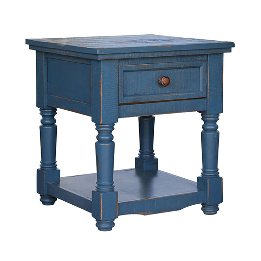 Aruba - End Table - Dark Blue