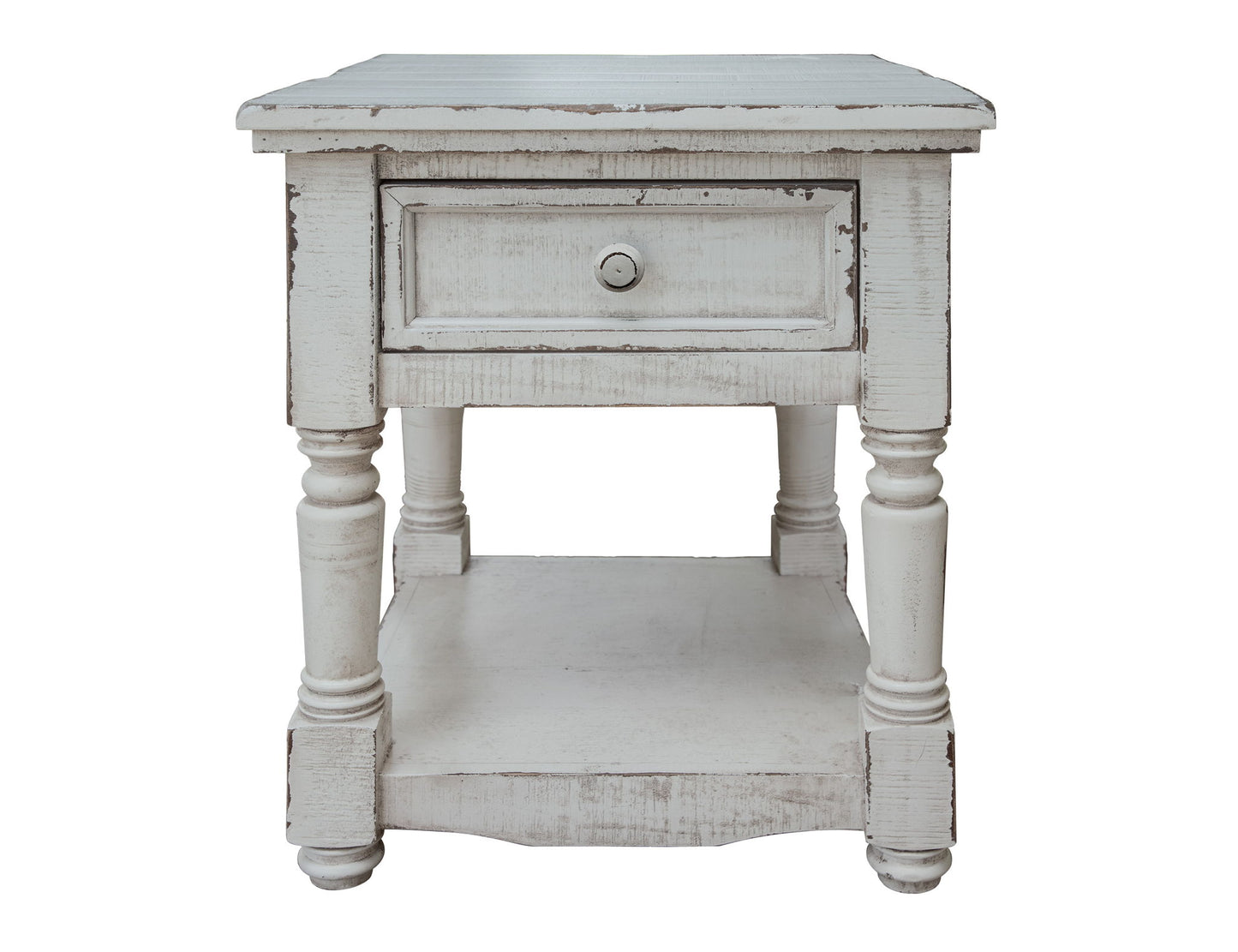 Aruba - End Table - Antique White