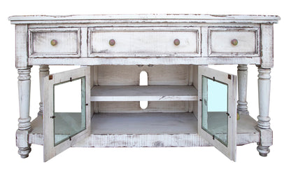 Aruba - TV Stand / Console Whith 3 Drawers And 2 Doors - Antique White