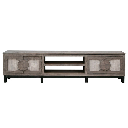 Cosala - TV Stand - Gray / Brown  Tones