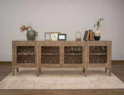 Mandala - Console 4 Doors - Brown