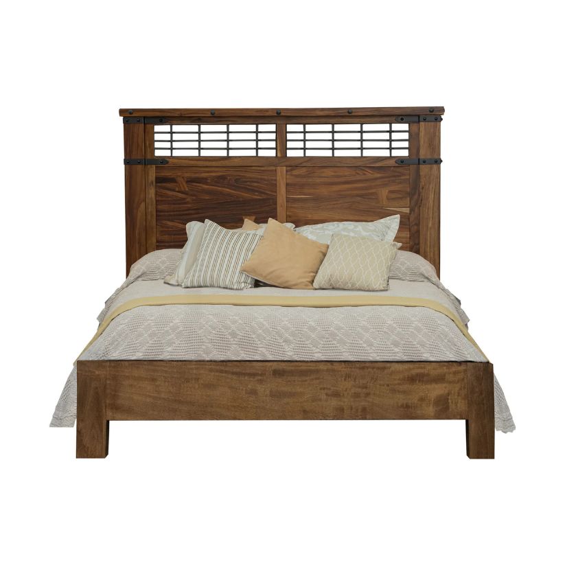 Parota - California King Bed - Dark Brown
